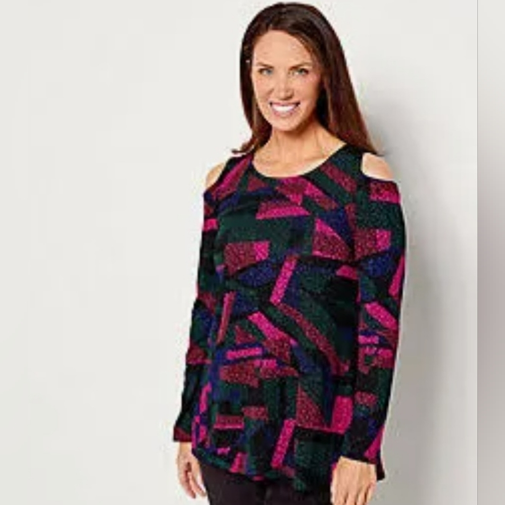 Attitudes by Renee Knit Tunic
